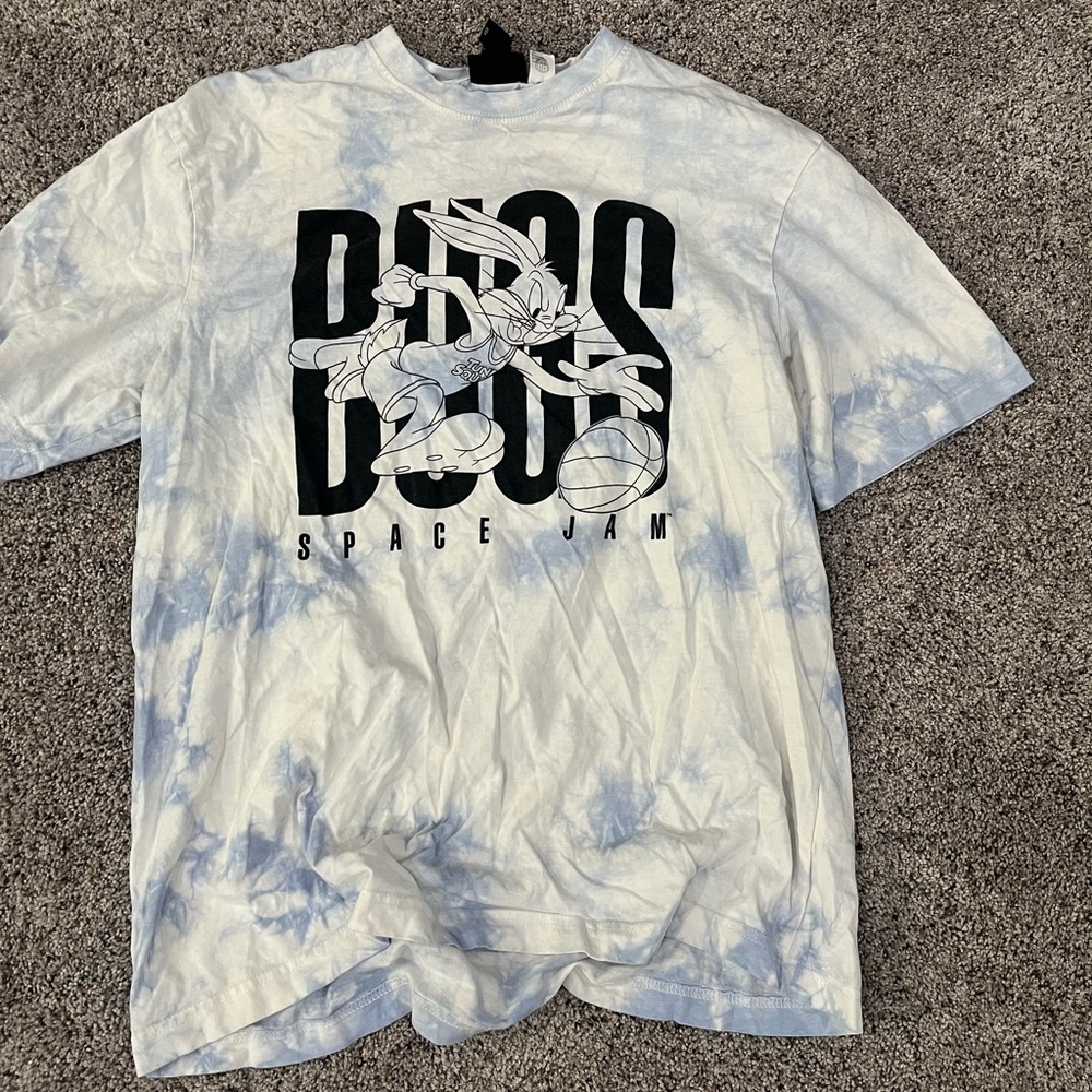 Bugs bunny cloud pattern T-shirt